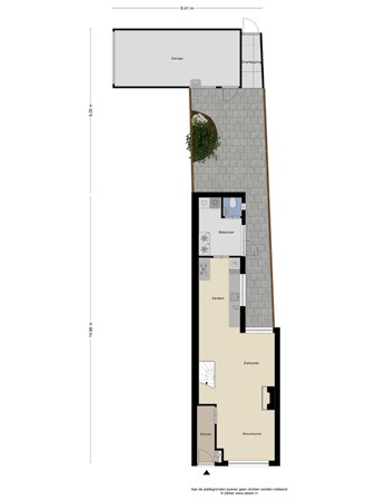 Floorplan - Van Goorstraat 16, 5014 MG Tilburg