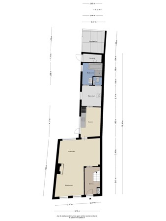 Floorplan - Veldhovenring 55, 5041 BB Tilburg