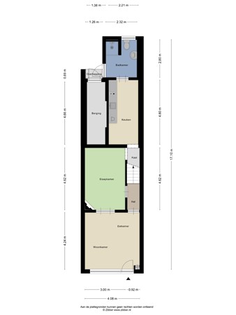 Floorplan - Sint Josephstraat 76, 5017 GJ Tilburg