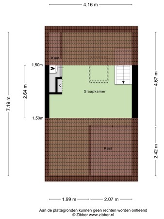 Floorplan - Sint Josephstraat 76, 5017 GJ Tilburg