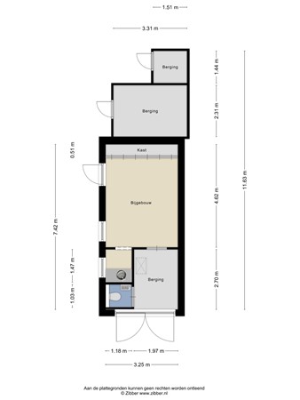 Floorplan - De Aanstee 1, 5087 LK Diessen