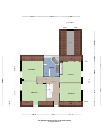 Floorplan - De Aanstee 1, 5087 LK Diessen