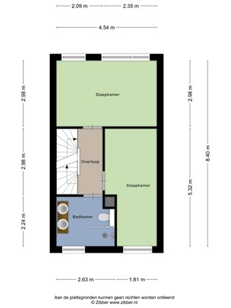 Floorplan - Afrikaanderstraat 40, 5025 HR Tilburg
