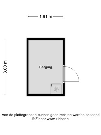 Floorplan - Afrikaanderstraat 40, 5025 HR Tilburg