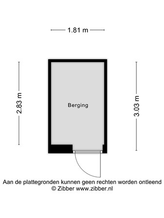 Floorplan - Reeshofweg 44, 5036 BK Tilburg