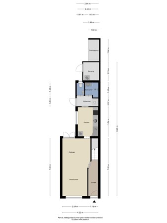 Floorplan - Bisschop Masiusstraat 39, 5014 PA Tilburg