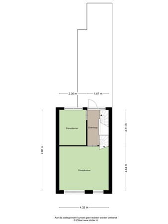 Floorplan - Bisschop Masiusstraat 39, 5014 PA Tilburg