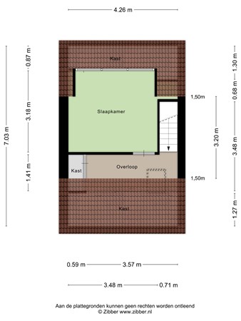 Floorplan - Bisschop Masiusstraat 39, 5014 PA Tilburg