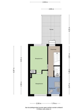 Floorplan - Barkstraat 17, 5017 AT Tilburg