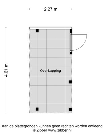 Floorplan - Barkstraat 17, 5017 AT Tilburg