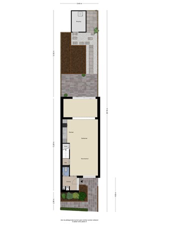 Floorplan - Lombardijenlaan 51, 5045 WK Tilburg