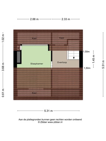 Floorplan - Nijverstraat 158, 5041 AK Tilburg