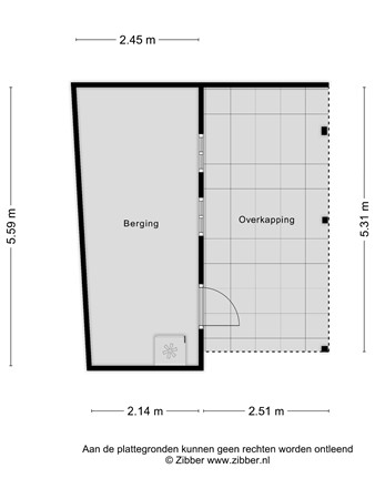 Floorplan - Nijverstraat 158, 5041 AK Tilburg