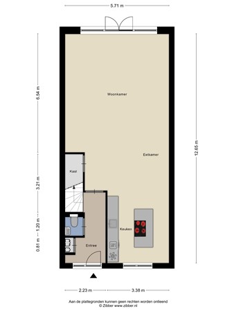 Floorplan - Rapella 6, 5057 BL Berkel-Enschot