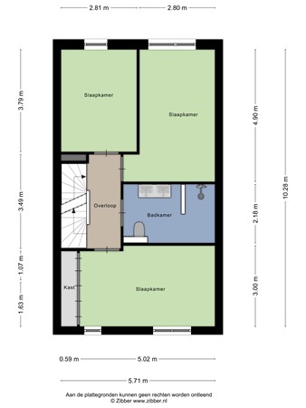 Floorplan - Rapella 6, 5057 BL Berkel-Enschot
