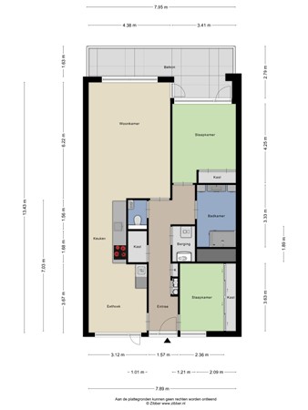 Floorplan - Ketelhavenplein 12, 5045 NE Tilburg