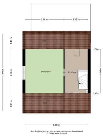 Floorplan - Gluckstraat 14, 5011 VG Tilburg