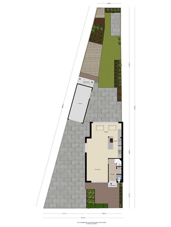 Floorplan - Gluckstraat 14, 5011 VG Tilburg