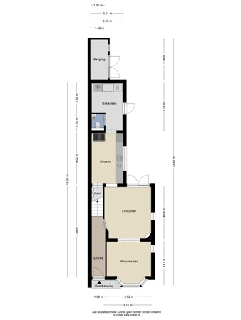 Floorplan - Leenherenstraat 40, 5021 CJ Tilburg