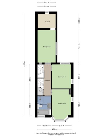 Floorplan - Leenherenstraat 40, 5021 CJ Tilburg