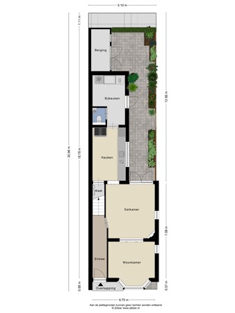 Floorplan - Leenherenstraat 40, 5021 CJ Tilburg