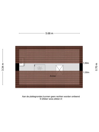Floorplan - Generaal Winkelmanstraat 41, 5025 XD Tilburg