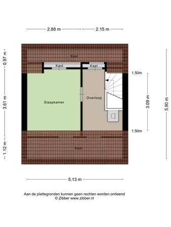 Floorplan - Holtenstraat 41, 5045 CE Tilburg