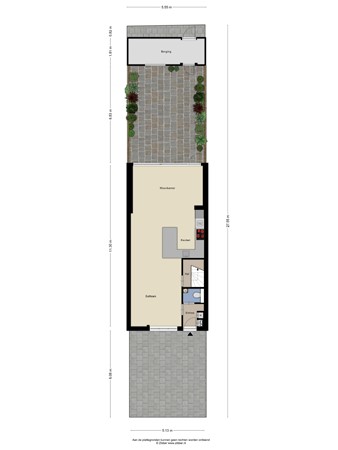 Floorplan - Holtenstraat 41, 5045 CE Tilburg