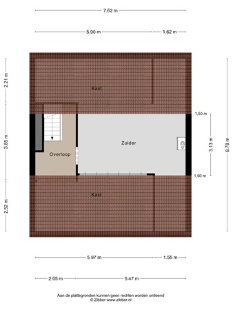 Floorplan - Sint Josephstraat 72, 5017 GJ Tilburg