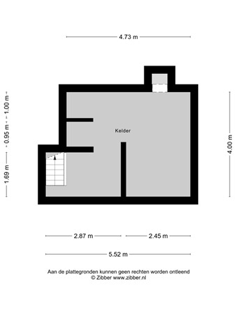 Floorplan - Sint Josephstraat 72, 5017 GJ Tilburg