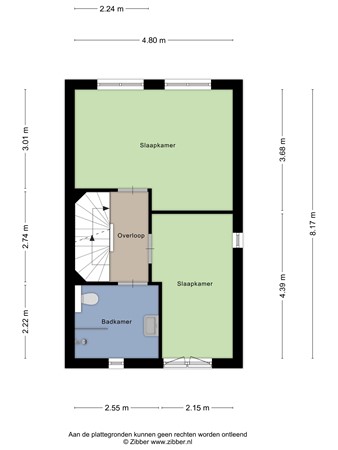 Floorplan - Beijerlandstraat 31, 5018 DB Tilburg