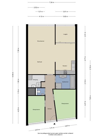 Floorplan - Ringbaan-Oost 240-31, 5018 HC Tilburg