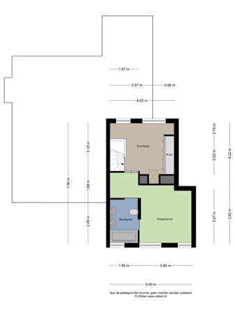 Floorplan - Bosscheweg 33, 5015 AA Tilburg