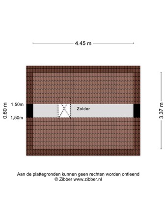 Floorplan - Hart van Brabantlaan 149, 5038 LB Tilburg