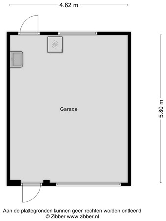 Floorplan - Hart van Brabantlaan 149, 5038 LB Tilburg