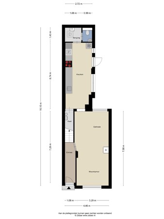 Floorplan - Nieuwstraat 86, 5021 WV Tilburg