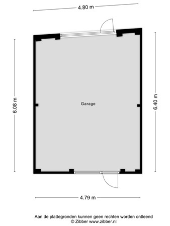 Floorplan - Nieuwstraat 86, 5021 WV Tilburg