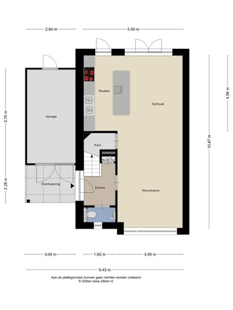 Floorplan - Fanny Blankers-Koenhof 2, 5026 CC Tilburg