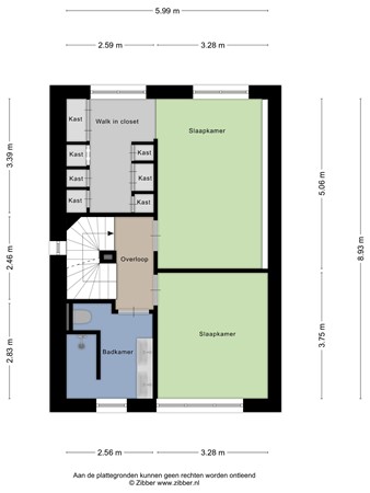 Floorplan - Fanny Blankers-Koenhof 2, 5026 CC Tilburg