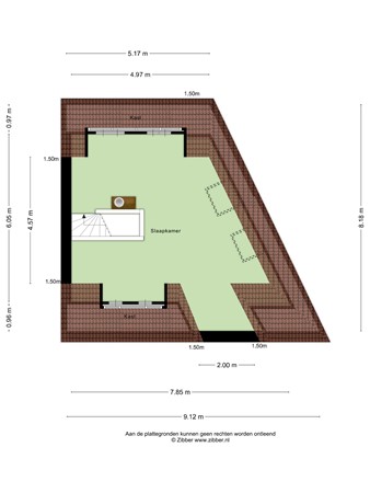 Floorplan - Goirkestraat 164a, 5046 GR Tilburg