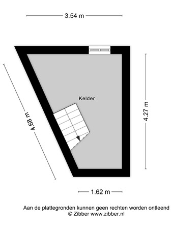 Floorplan - Goirkestraat 164a, 5046 GR Tilburg