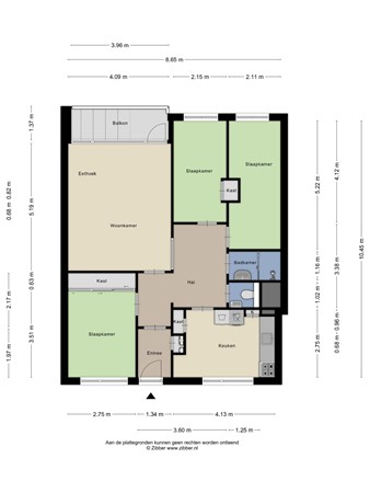 Floorplan - Griegstraat 573, 5011 HN Tilburg