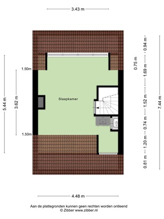 Floorplan - Gildebroedersstraat 35, 5017 BA Tilburg