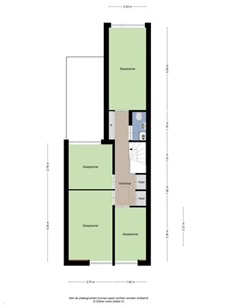 Floorplan - Borneostraat 19, 5014 BM Tilburg