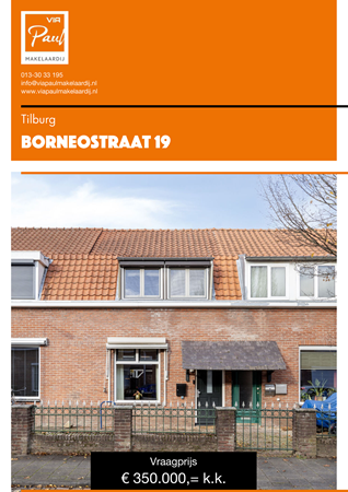 Brochure preview - brochure Borneostraat 19 Tilburg