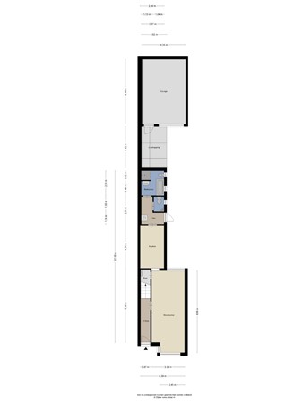 Floorplan - Nautilusstraat 72, 5015 AP Tilburg