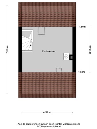 Floorplan - Nautilusstraat 72, 5015 AP Tilburg