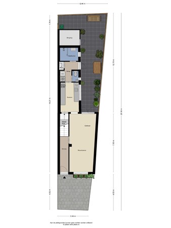 Floorplan - Korenbloemstraat 191, 5025 PR Tilburg