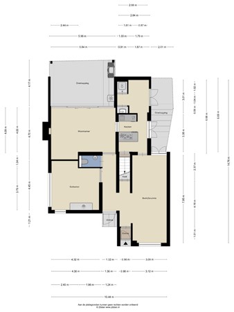 Floorplan - Bosscheweg 33, 5015 AA Tilburg
