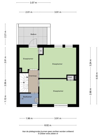 Floorplan - Danie Theronstraat 22, 5025 DG Tilburg